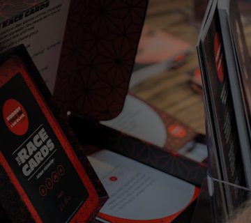 The Race Cards created by author K.A. Gilmore made their debut.
