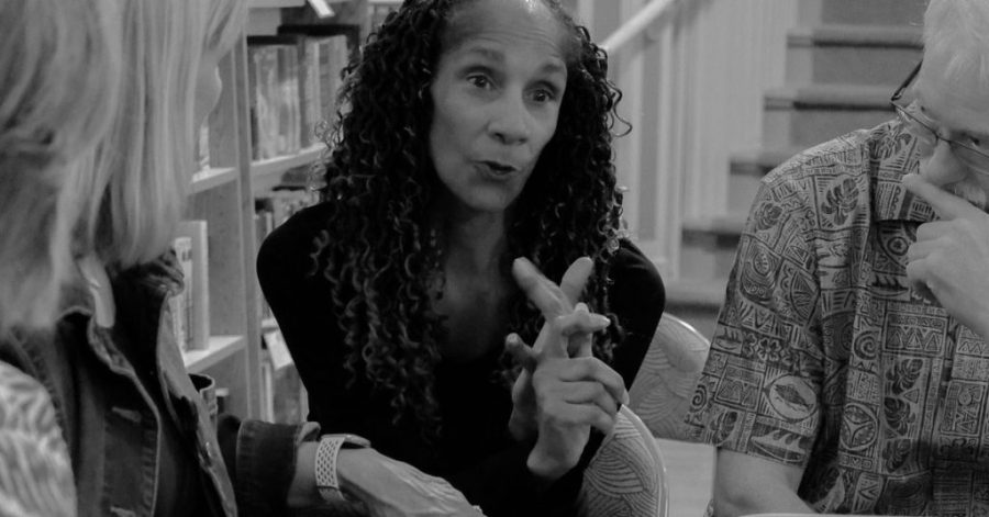 K.A. Gilmore facilitating a House Chat.