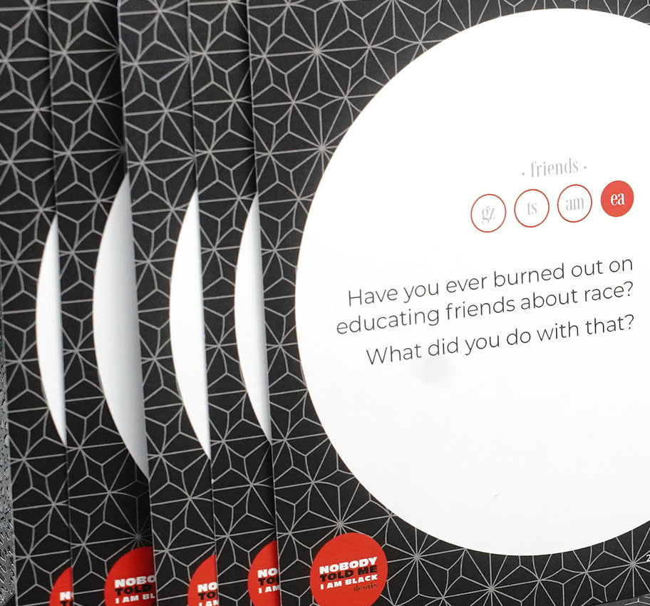 The Race Cards Friends Card Display